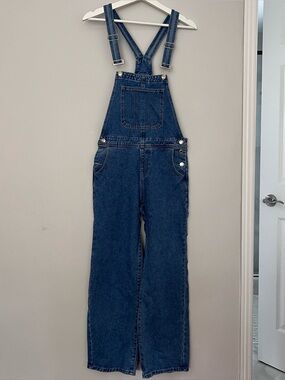 Classic Dark Blue Denim Overalls